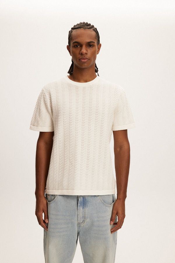 Wave Knit Tee