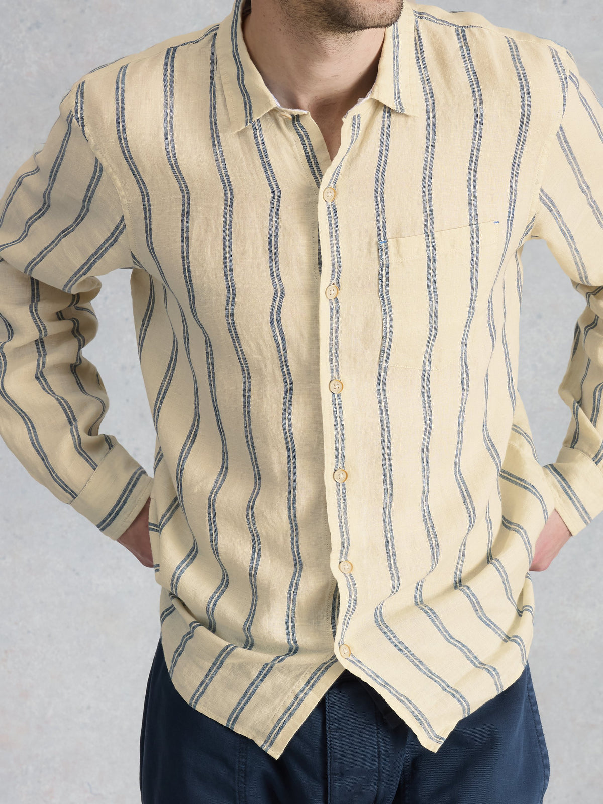 Keswick Stripe Linen Shirt