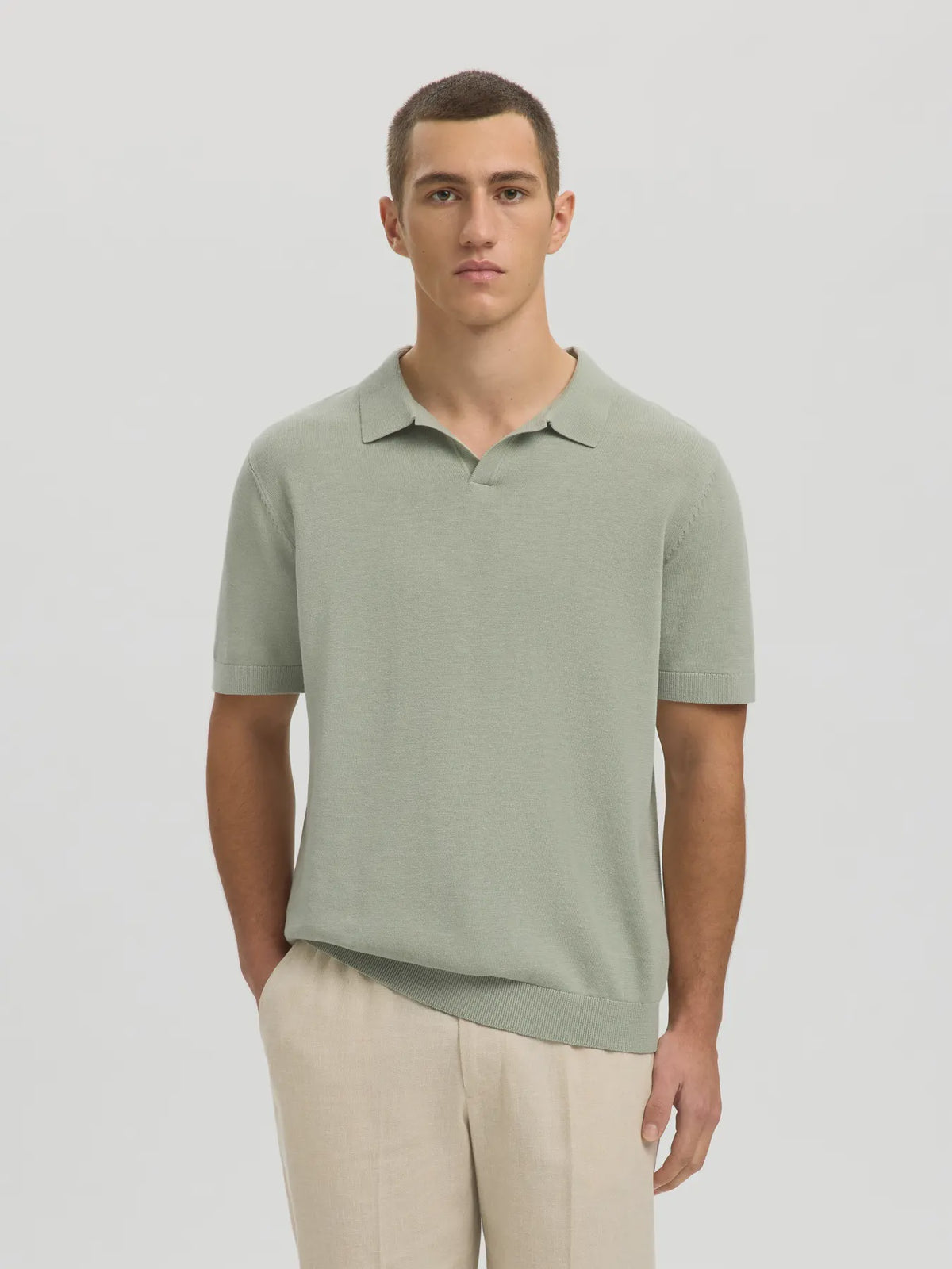 Mattis Linen Blend Polo