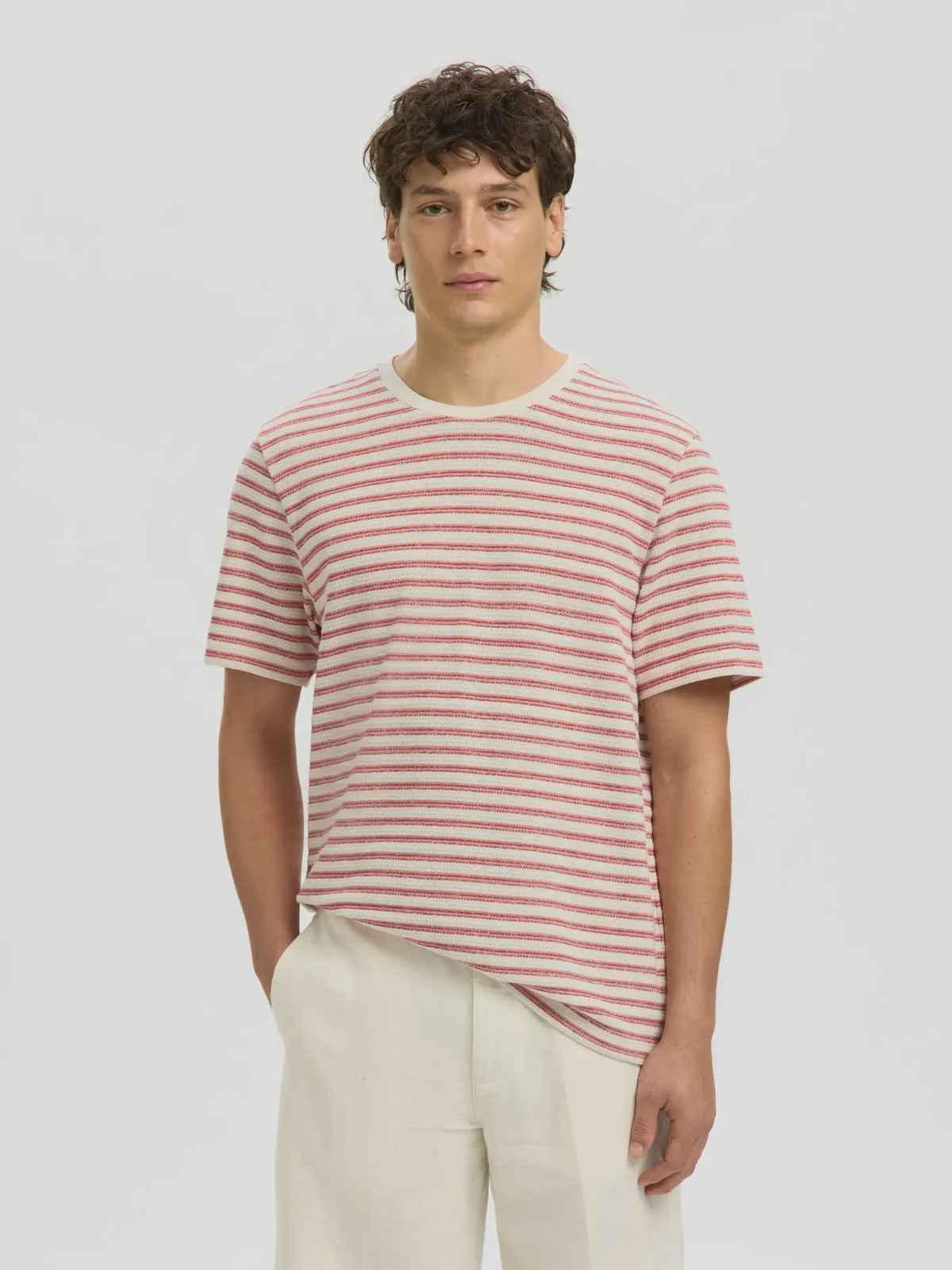 Kevin Jacquard Knit Tee