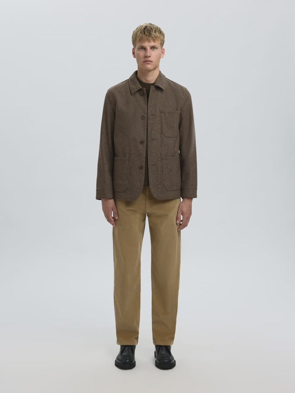 Landon Wool Blend Hybrid Blazer