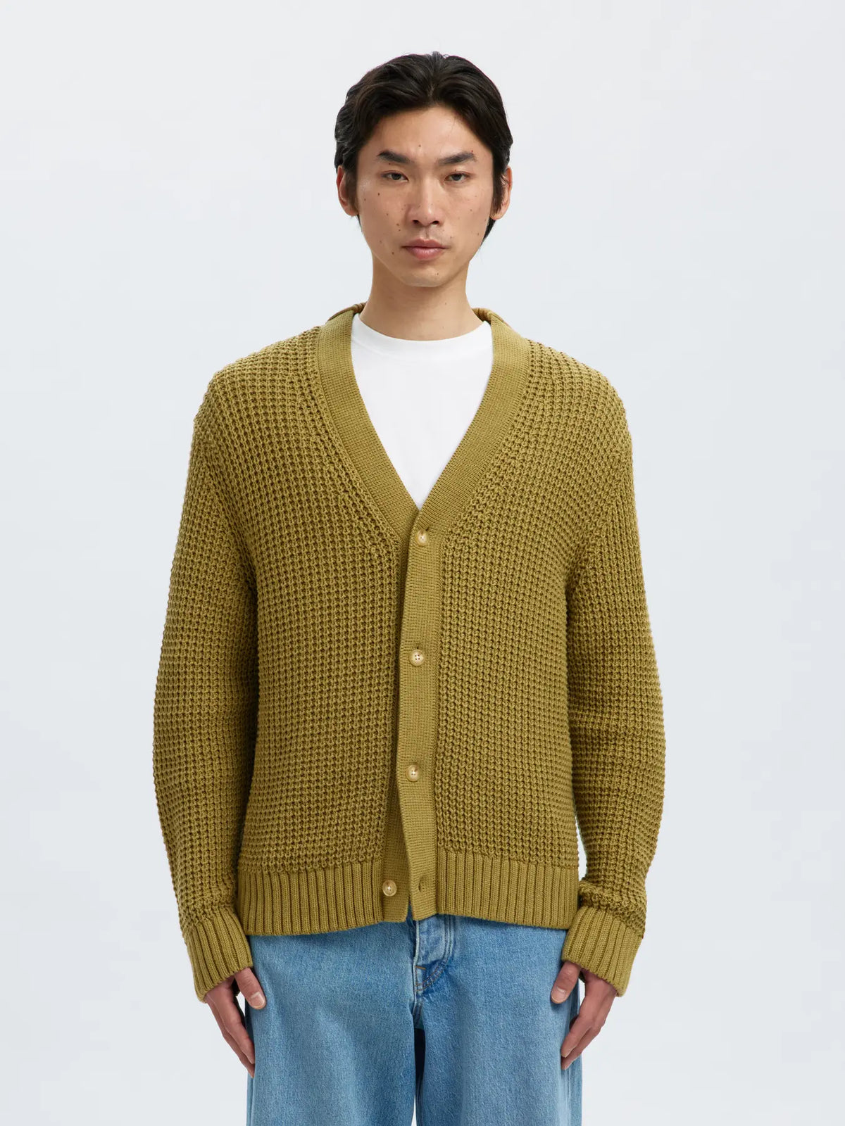 Dereck LS Knit Structure Cardigan