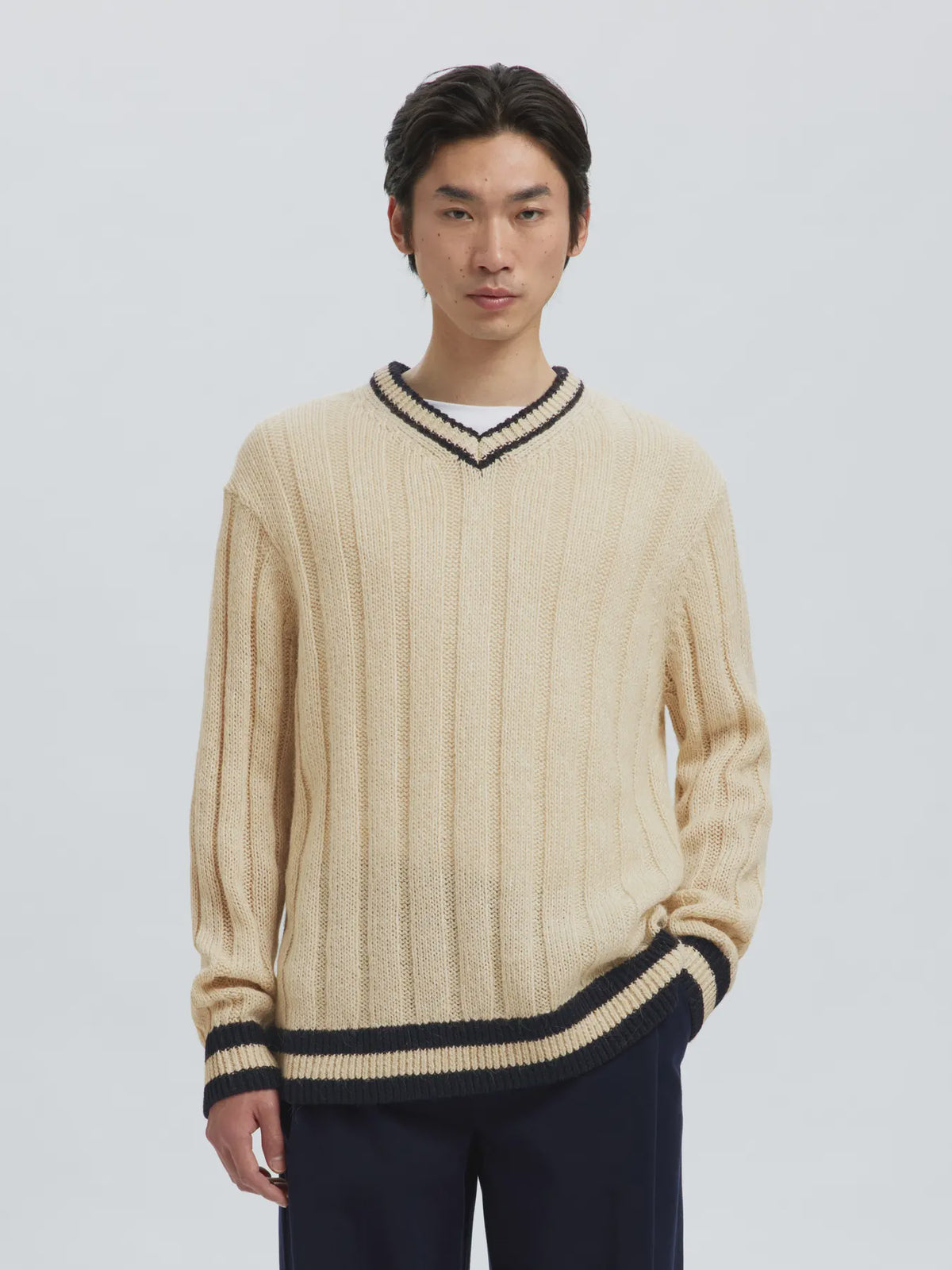 Roy LS Knit Relaxed Rib
