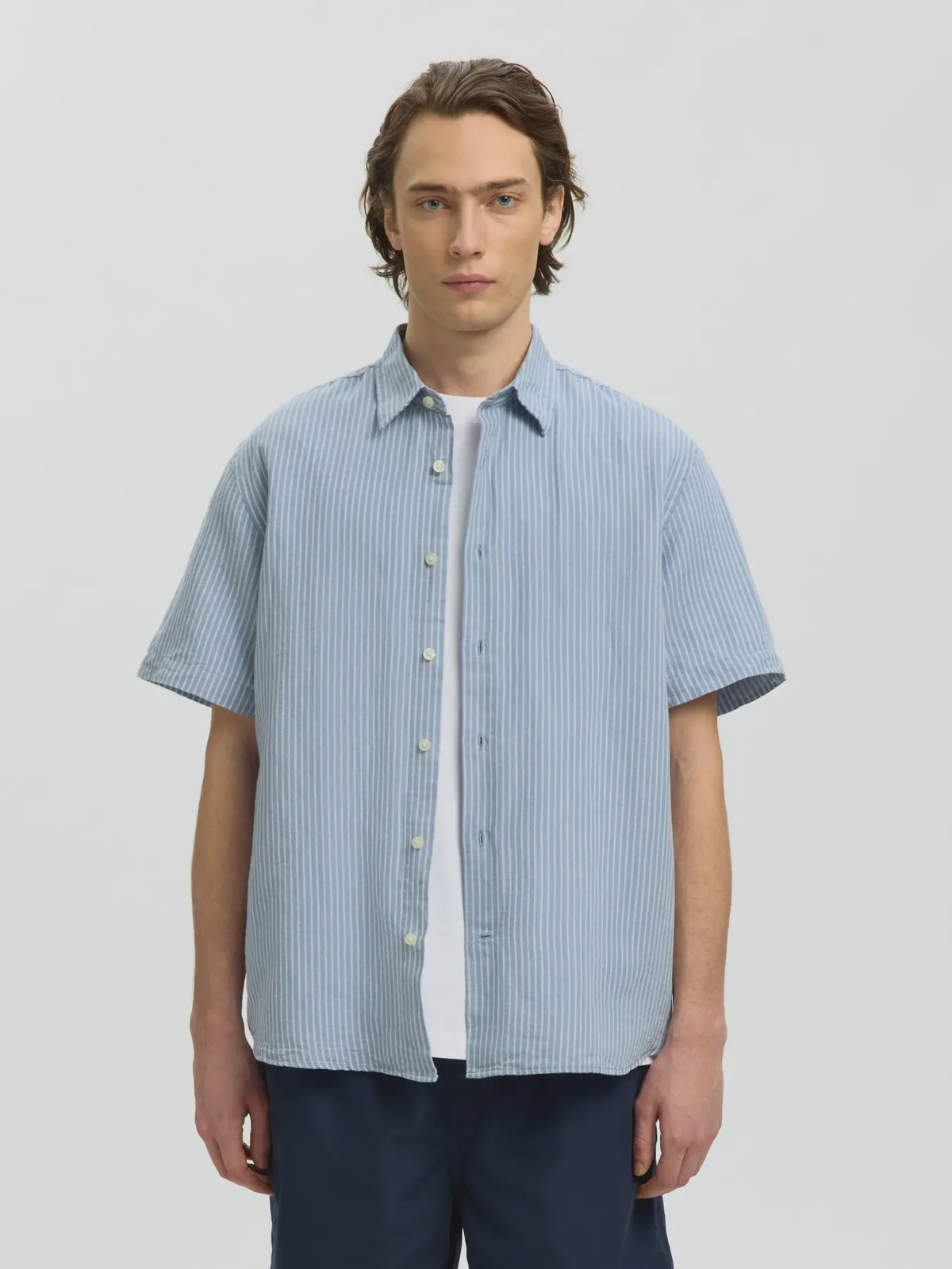 Clay SS Linen Blend Shirt