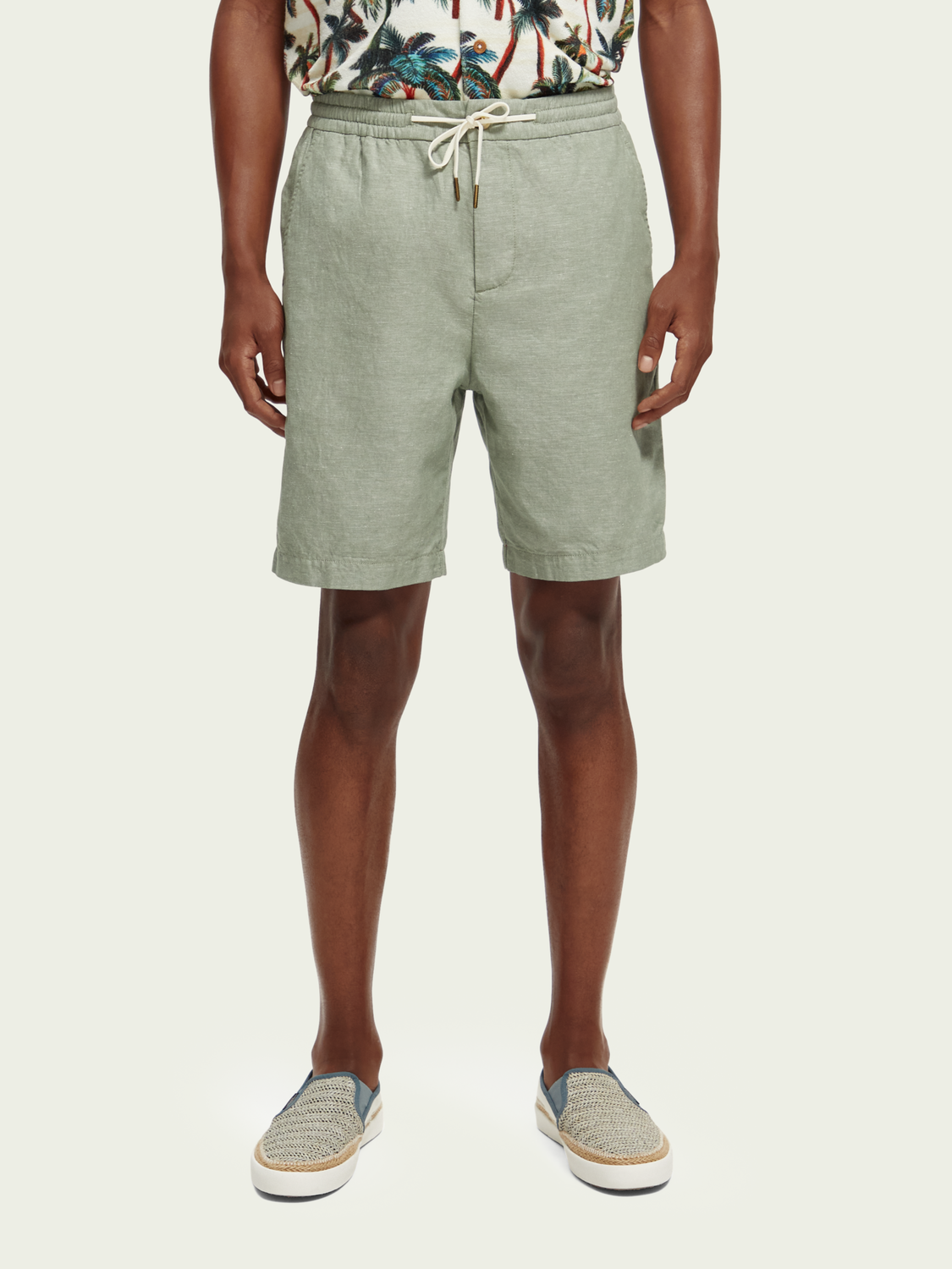 Cotton/Linen Bermuda Short